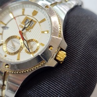 Seiko Coutura Kinetic Perpetual Calendar Two Tone Stainless Steel Mens Watch