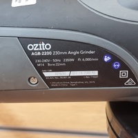 Ozito AGB-2200 230mm 2350W Angle Grinder Kit with Case Discs and Guards