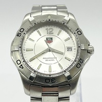 TAG Heuer Aquaracer WAF1112 300M Silver Stainless Steel Mens Watch