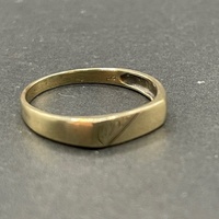 Mens 9ct Yellow Gold Signet Ring