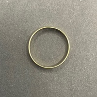 Unisex 9ct Yellow Gold Plain Band Ring