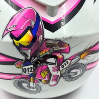 RXT A-717K Racer 2 Ant Man Motocross Helmet Pink Size XXS Off Road MX