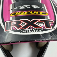 RXT A-627 Racer Edge G1 Motocross Helmet Pink XS Off-Road Gear with Dust Bag