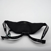 Supreme Small Waist Bag FW22 Black Logo Adjustable Strap Water Resistant