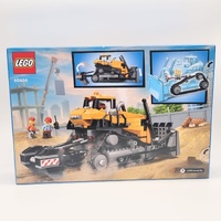 Large View LEGO City Yellow Bulldozer Set 60466 682pcs Construction Toy Ages 8+