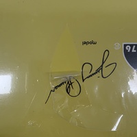 Large View Z Flex Jimmy Plumer Model Yellow Skateboard Pro Model 7.75 Inch Deck