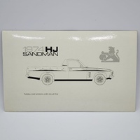 Classic Carlectables 1:43 1974 HJ Absinth Yellow Sandman Ute LTD 0350 of 1500