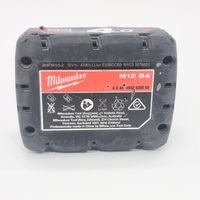 Large View Milwaukee M12 FID 1/4 Inch Hex Impact Driver M12 Fuel with 4.0Ah Battery