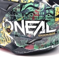 Large View O'Neal 5SRS 2020 Savage Motocross Helmet Black Green White Adult Large