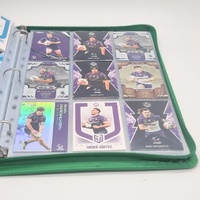 Large View NRL 2025 Footy Trading Cards Set in 9 Pocket Green Album Official Licensed