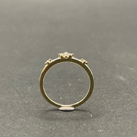 Ladies 10ct Yellow Gold Diamond Ring