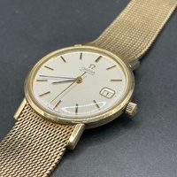 Mens 9ct Yellow Gold 1974 Omega Automatic Watch