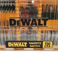 Large View DeWalt MaxFit 150pc Screwdriver Bit Set Black and Gold Durable Ultra Compact