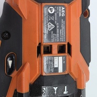 Large View AEG BSB18BL 18V 13mm Brushless Fusion Hammer Drill 5.0Ah Battery and Charger