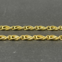 Unisex 18ct Yellow Gold Fancy Link Necklace