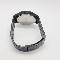 Large View Chisel Black Tone with Multifunction Dial Bracelet Men's Watch 5829276