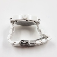 Nixon The Ceramic Time Teller White Dial White Bracelet Ladies Watch