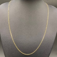 Unisex 9ct Yellow Gold Curb Link Necklace