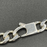 Mens 925 Sterling Silver Curb Link Necklace