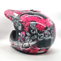 RXT Racer 4 Kids Motocross Helmet XS Magenta Youth Dirt Bike MX Gear A-717K