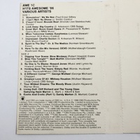 H'its Awesome '86 Cassette Tape Various Artists 1986 Retro Music