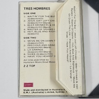 ZZ Top Tres Hombres Cassette Tape Australian Release Rare Rock