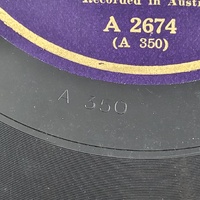 Parlophone The Desert Song One Alone 78 RPM Vintage Phonograph Record