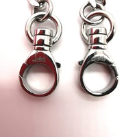 Christian Louboutin Paloma Pink Studded Leather Chain Clutch Bag with COA