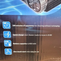 Hayward iPowerShark Cordless Robotic Pool Cleaner 180min Battery App