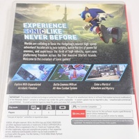 Sonic Frontiers Nintendo Switch Game Open Zone Platformer Adventure