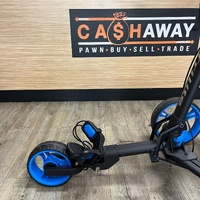 Axglo Tri Lite Deluxe Foldable Golf Buggy Push Trolley with Seat​