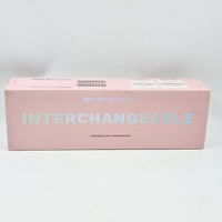 Mermade Interchangeable Blow Dry Brush Pink 3 in 1 Hair Styler