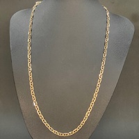 Unisex 9ct Yellow Gold Anchor Link Necklace