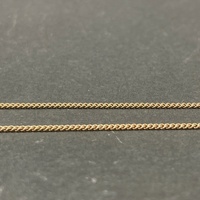 Ladies 9ct Rose Gold Curb Link Necklace & Oval Locket Pendant