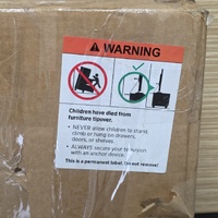 AVS LPF1000B Universal Flat Pack TV Stand Black 42 Inch 1000x380x450mm