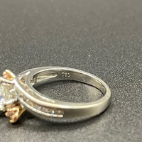 Ladies 18ct White Gold Natural Diamond Ring