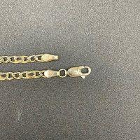 Unisex 9ct Yellow Gold Birdseye Link Bracelet