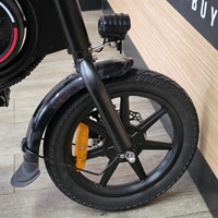 Estate Electric Folding E-Bike EST-EFLDBIKE14 with Kickstand and Basket