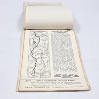 1972 NRMA Travel Guide Richmond to Adelaide via Sturt Highway Vintage Map