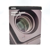 Anko 1080p Smart Projector Full HD 200 Inc Wi-Fi Built-in Speaker Remote