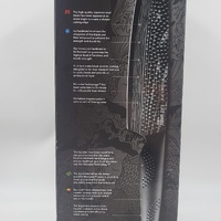 Baccarat ID3 Black Samurai iD3 7 Piece Gozen Knife Block Set 420J2