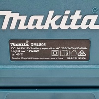 Makita DML805 18V LED Corded Cordless Flood Work Light with 5.0Ah Battery