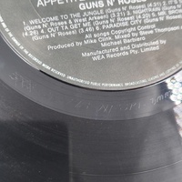 Guns N' Roses Appetite for Destruction 1987 AU Vinyl LP Geffen 24148-1