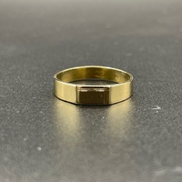 Mens 9ct Yellow Gold Signet Ring