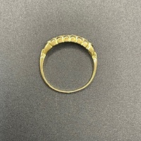 Ladies 18ct Yellow Gold Natural Diamond Ring