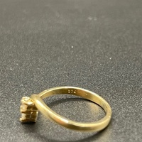 Ladies 9ct Yellow Gold Dante Natural Diamond Ring