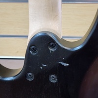 Cort Action Jr 3/4 Electric Bass Guitar Black Short Scale with Soft Case