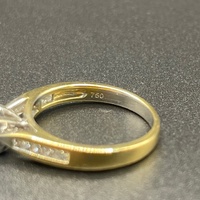 Ladies 18ct Yellow Gold Diamond Wedding Set Ring