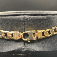 Unisex 9ct Yellow Gold Curb Link Necklace