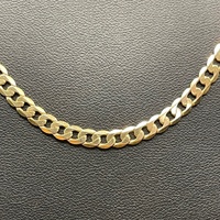 Unisex 9ct Yellow Gold Curb Link Necklace